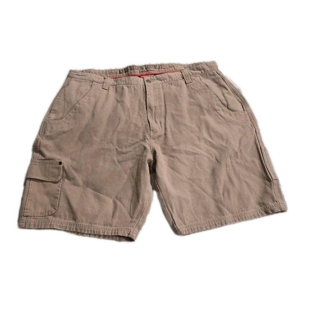 Farm Boy Canvas Heavy Duty Shorts Mens 42 Casual Outdoor Work New Farmboy Khaki